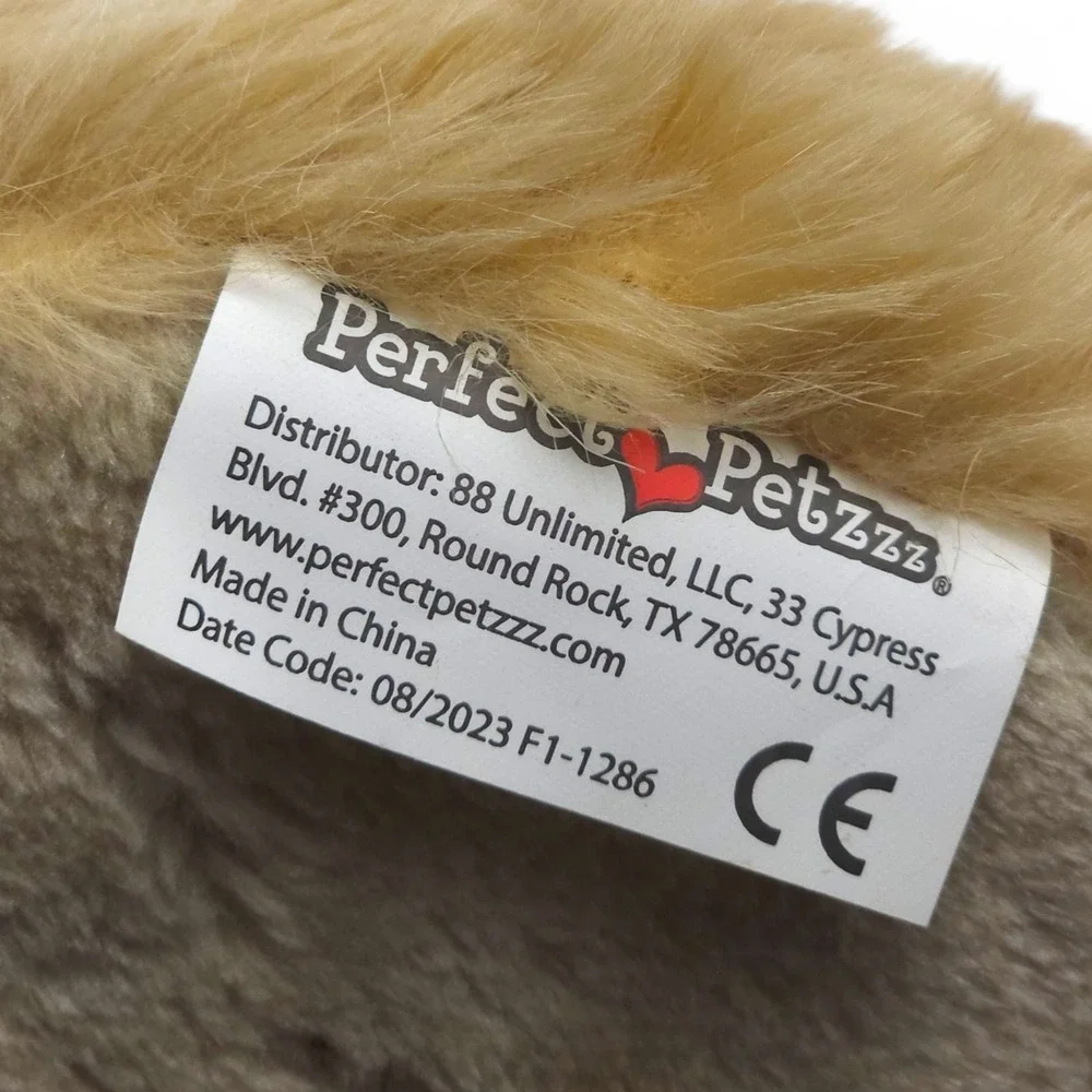Perfect Petzzz Golden Retriever Sleeping Breathing Puppy Dog Plush Toy Tested